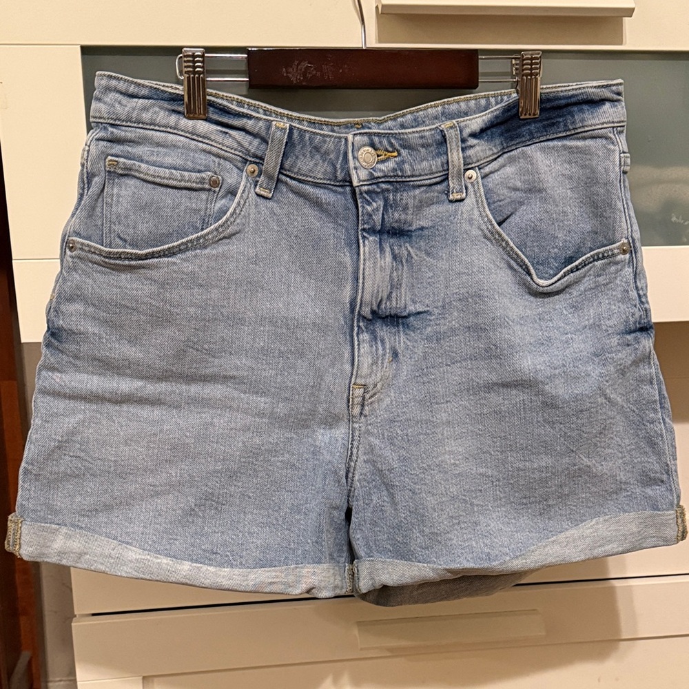 H&M Light Blue Denim Jean Shorts